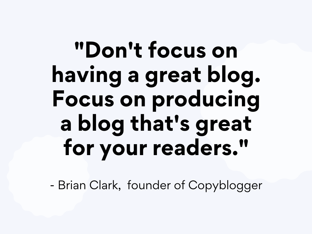 Quote from Brian Clark