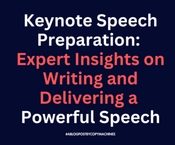 Keynote Speech Preparation: Expert Insights on Writing and Delivering a Powerful Speech